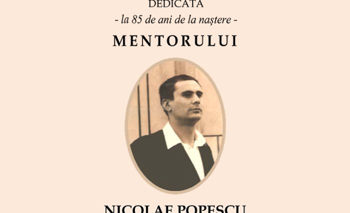 Eveniment comemorativ Nicolae Popescu - STIRE